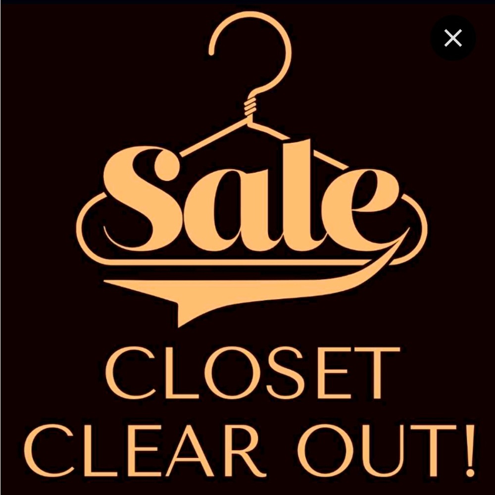 SALE CLOSET CLOSE OUT! SALE SALE!!